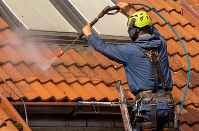 Démoussage et hydrofuge de toiture à Larré